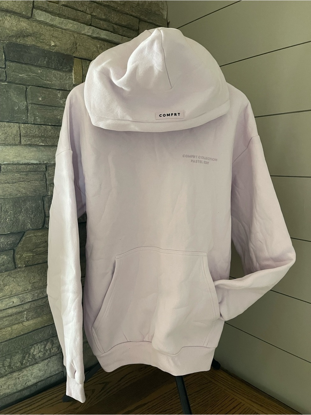 Comfrt Pastel Collection Hoodie –Opal Light Pink
Size Small